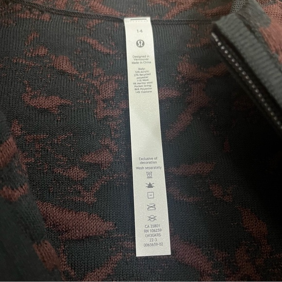 Lululemon Jacquard Multi Texture Sweater Jacket - Picture 12 of 13